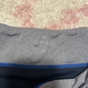Athleta 3.5 inseam shorts with mesh lining